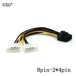 Adaptador PCIe para tarjeta gráfica de 4 a 8 pines 6+2