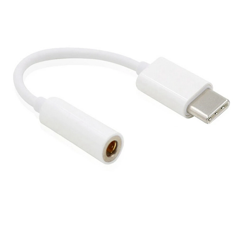 Adaptador de auriculares tipo C a 3,5, convertidor de Cable de Audio auxiliar macho de 3,1mm, USB 3,5, tipo C, USB-C
