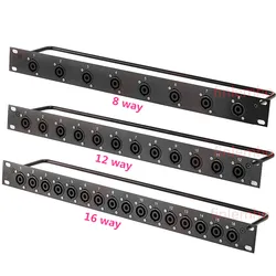 SpeakON Panel de Conexión Profesional para Altavoces y Audio
