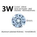 3W 22mm 10pcs