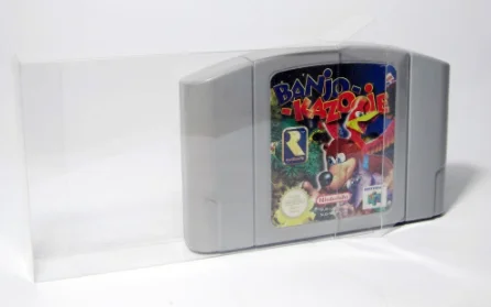 Protector de caja de repuesto para Nintendo 64, caja de tarjetas PET, carrito, juego de cartuchos, caja de plástico transparente hecha a medida para N64, 30 Uds. - imagen 3