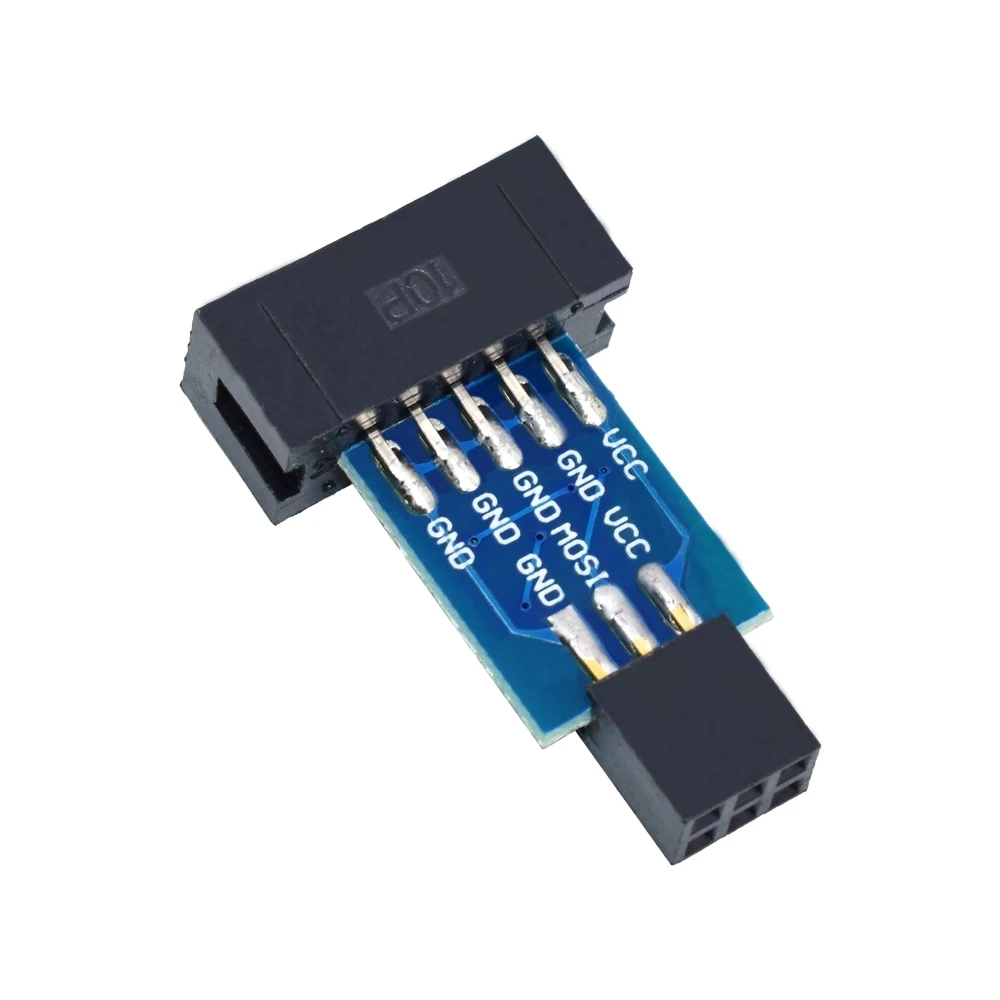 Placa adaptadora de 10 pines a 6 pines para AVRISP MKII USBASP STK500, alta calidad - imagen 2