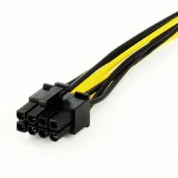 OULLX Cable PCIe 8 pines a doble 4 Molex - Alimentación Gráfica