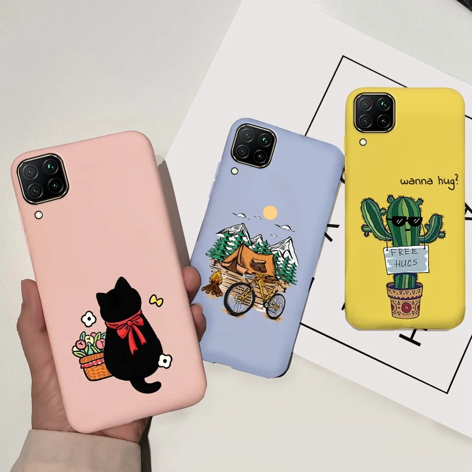 Funda de silicona para Huawei P40 Lite E, carcasa bonita de TPU, parachoques - imagen 5