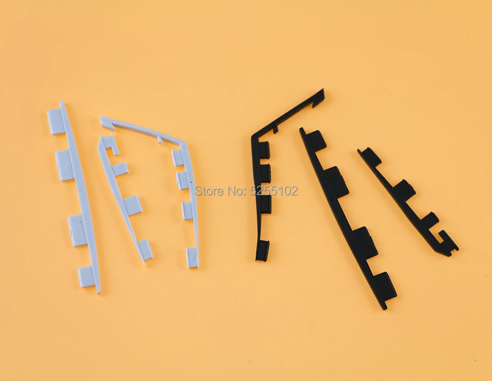 1 Juego de almohadilla de goma para consola Sony Playstation 4, cubierta protectora contra el polvo, color blanco y negro, CUH10XX 1000 CUH-11XX 1100 - imagen 3