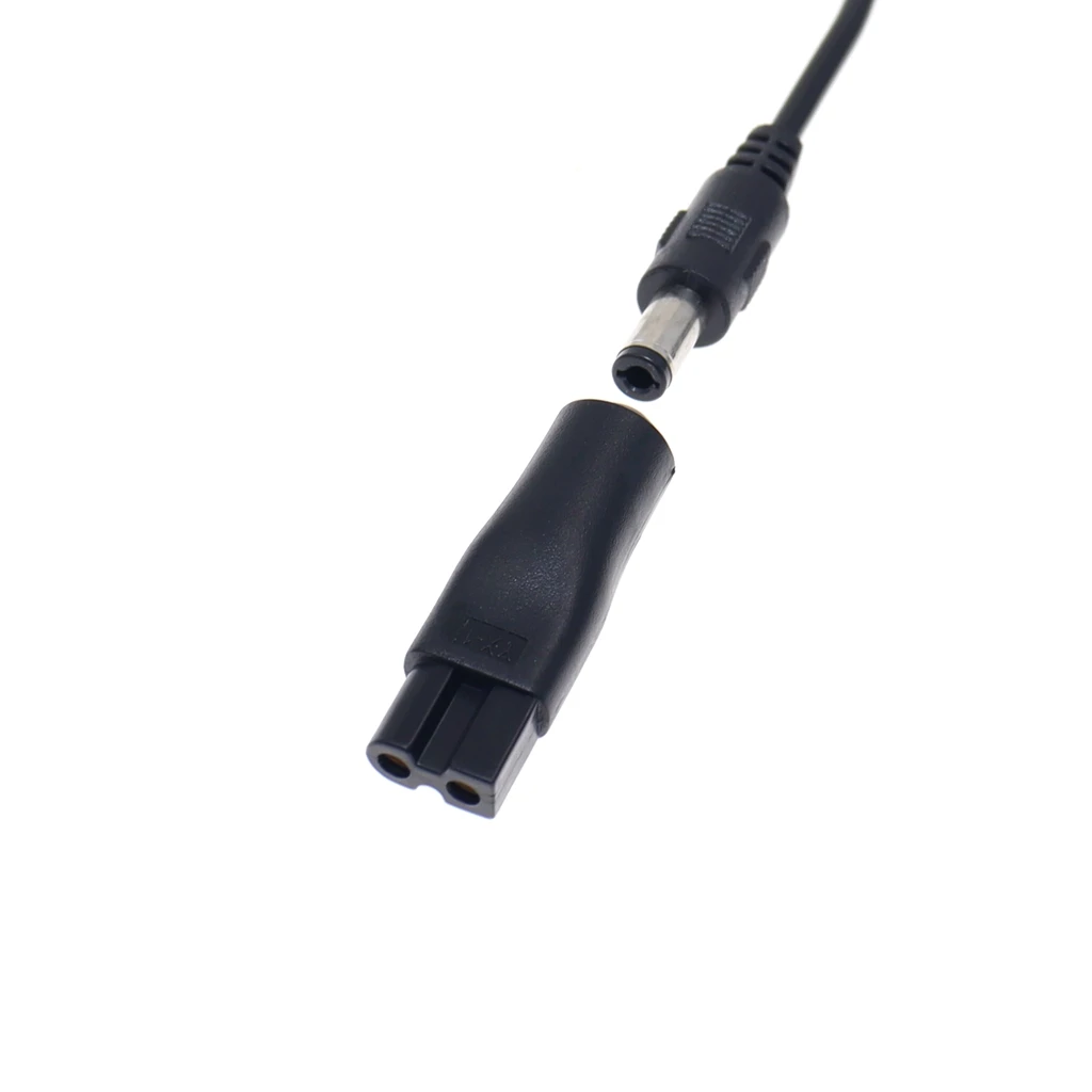 Nuevo convertidor DC para afeitadora cortadora de pelo DC5.5 * 2,1mm macho a cola C8 hembra fuente de alimentación interfaz de conversión adaptador de enchufe - imagen 3