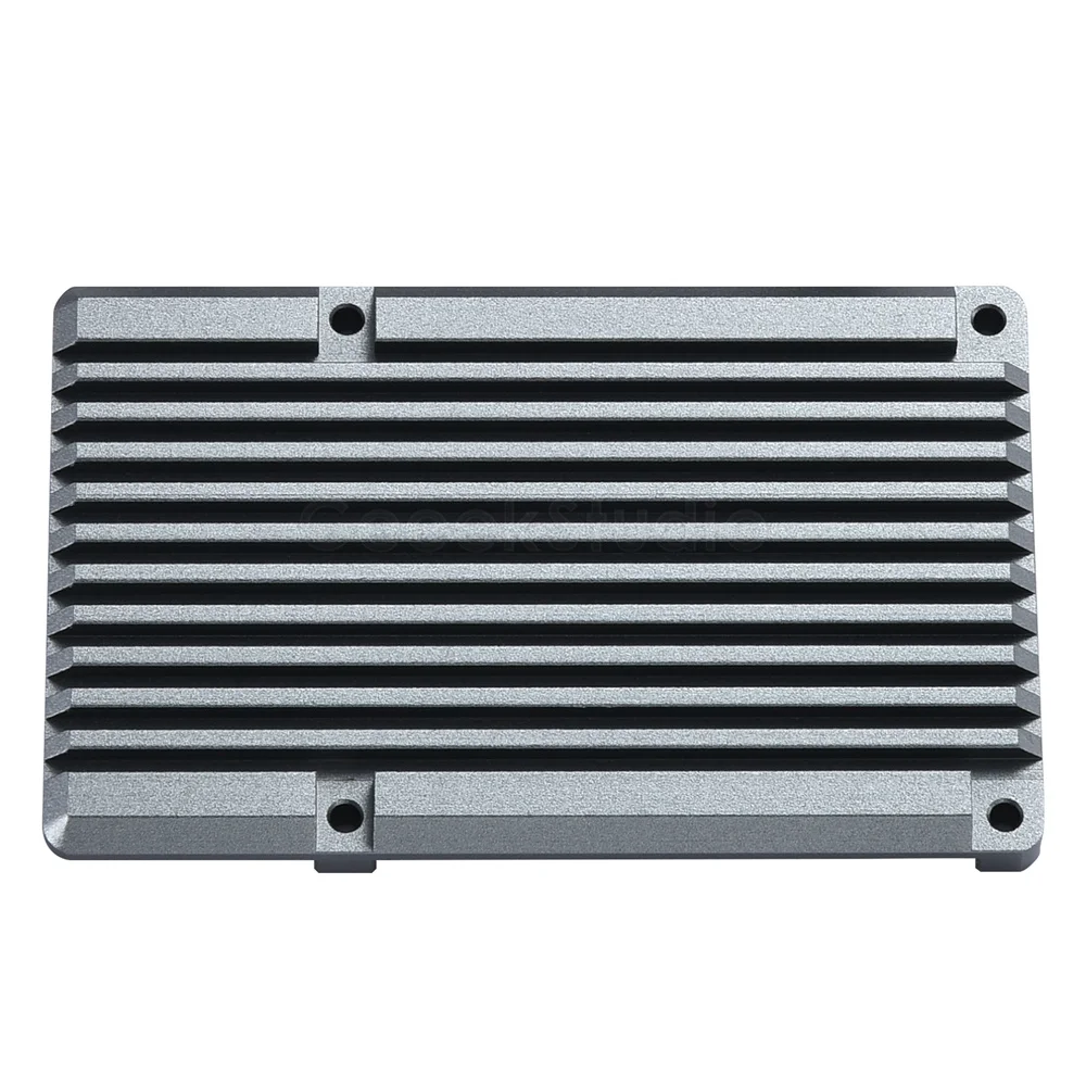 Carcasa de aleación de aluminio para Raspberry Pi 4B, disipador térmico de refrigeración pasiva, 2 piezas, cabezal de 20 pines, carcasa de Metal para RPI 4 Modelo B - imagen 4