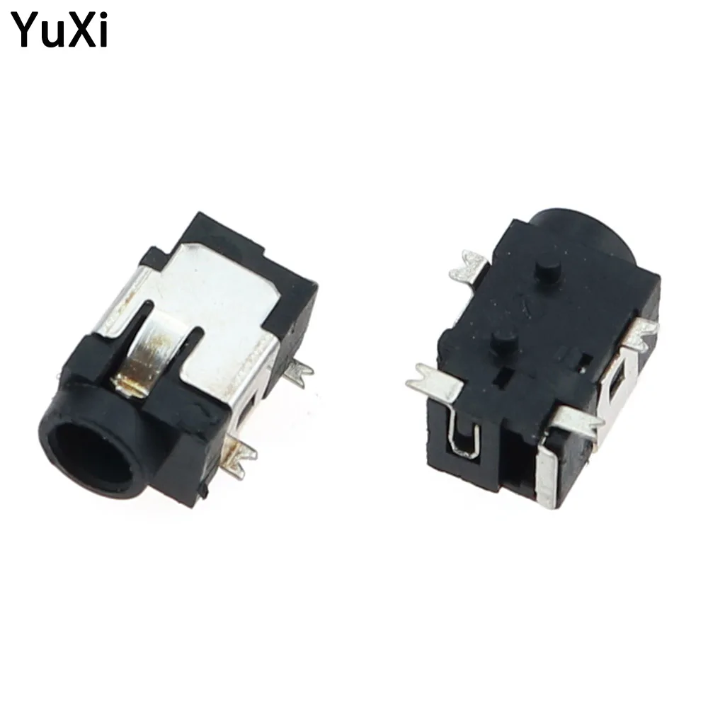 10 unidades de 3,5 MM x 1,35 DC Power Dock, conector hembra de montaje en Panel PCB, puerto de carga de 3,5-1,35mm