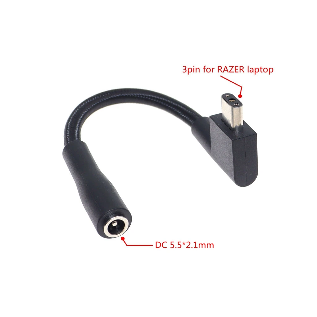 Adaptador de corriente para ordenador portátil, Cable conector para Razer Blade 15 17 RZ09-03006E92 RC30-024801, convertidor de Cable de carga de RZ09-02386W92 - imagen 4