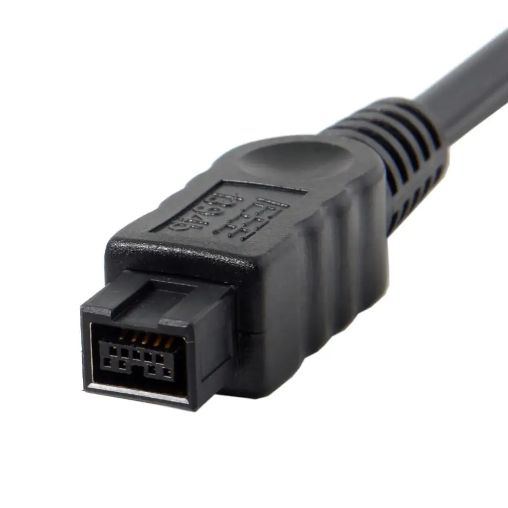IEEE 1394 IEEE1394 6 pines hembra a 1394b 9 pines macho Firewire 400 a 800 Cable adaptador 10cm 0,1 m - imagen 3