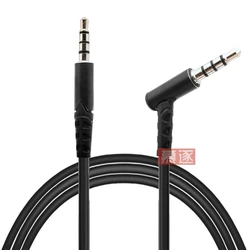 Cable Audio Jack 3,5 mm Macho Ángulo Recto Estéreo 4 Polos