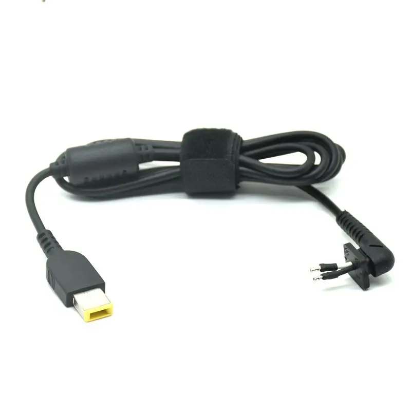 Cable conector de clavija de punta CC, Cable de alimentación para ordenador portátil para Lenovo Thinkpad Yoga, conector cuadrado, cargador, adaptador para ordenador portátil, Cable CC - imagen 4