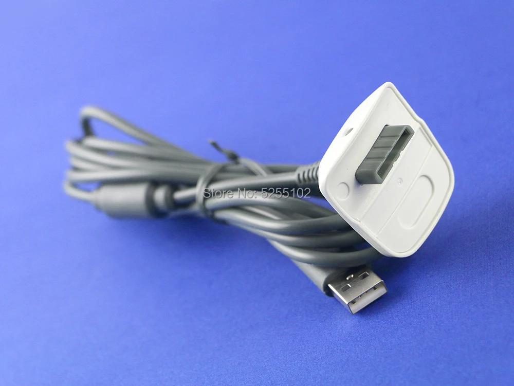 Cable de carga USB para Xbox 360, controlador de juego inalámbrico, Joystick, fuente de alimentación, cargador - imagen 2