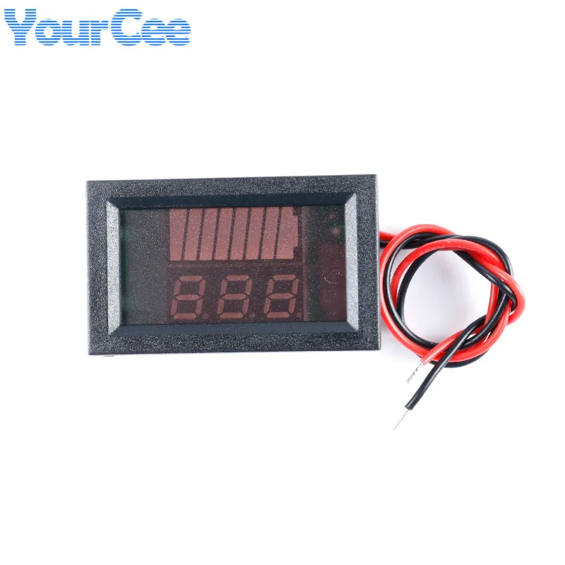 QV58QH reconocimiento automático pantalla LED Detector de voltaje 12V 24V 72V 84V indicador de capacidad de batería plomo ácido - imagen 4