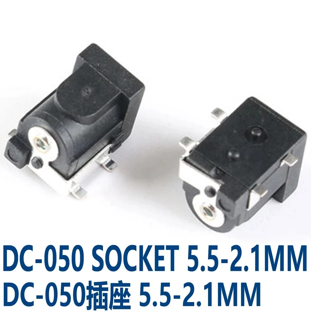 Enchufe macho de 10 piezas + toma de corriente de CC, conector hembra de montaje en Panel, tuerca de tornillo, DC022, 005, 015, 025, 022K, 099, 022B, 044, 5,5x2,1mm - imagen 4