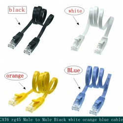 Cable Ethernet CAT6 UTP Plano RJ45 Gris
