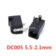 DC005 5.5-2.1mm