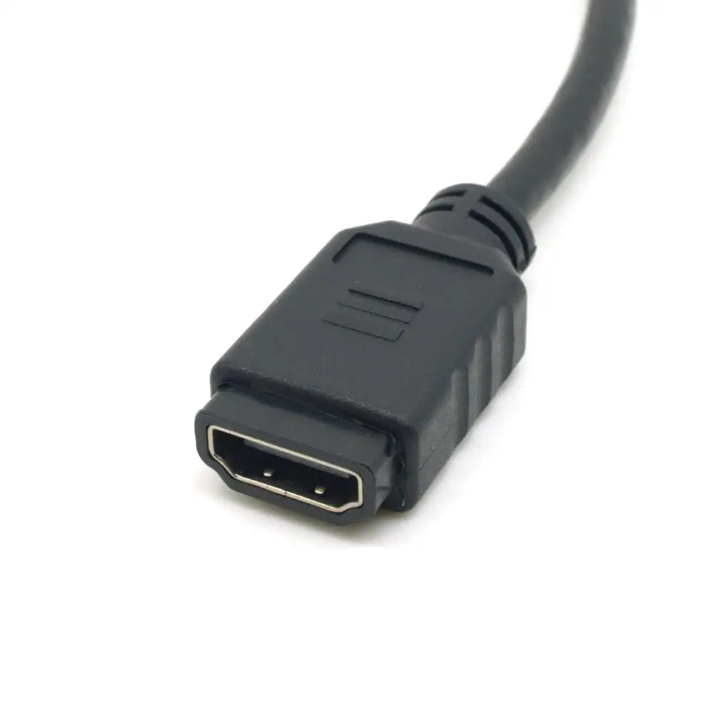 Cable De Audio De Alta Velocidad HD-1,4 tipos E Macho A Tipo A Hembra, Vídeo, 0,3 M, Sistema De Conexión Automotriz, Conector - imagen 2