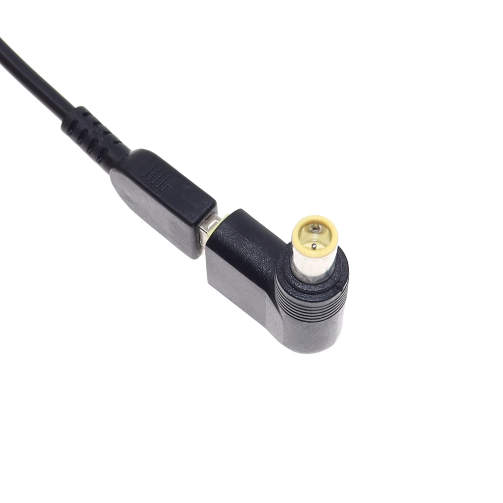 Adaptador de enchufe CC para ordenador portátil, conector de alimentación cuadrado hembra a macho de 7,9x5,5mm para Lenovo T400 T410 T420 T430 X200 X201 X220 X230 - imagen 3