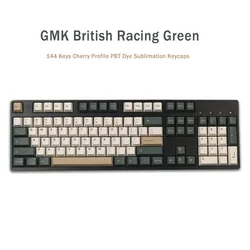 GMK Teclas Verdes Perfil Cherry PBT - Sublimación Switch MX