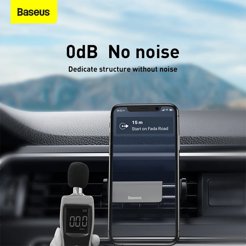 Baseus-Soporte de teléfono móvil para coche, accesorio para iPhone 11 Pro, X, Max, Xiaomi - imagen 5