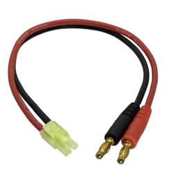 Cable Mini Tamiya macho a banana para batería LiPo dron avión