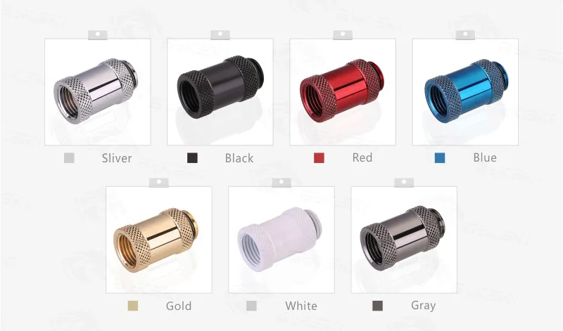 tuberías de diferentes colores