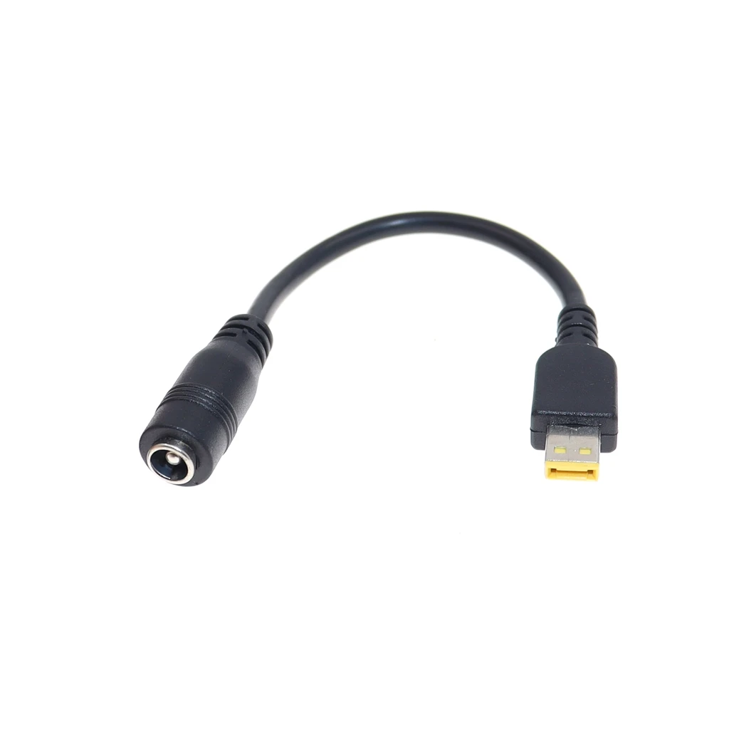 Adaptador de corriente CC, convertidor de enchufe para Lenovo ThinkPad 10 Helix 2, portátil, 5,5x2,5mm, conector hembra a cuadrado, cargador para portátil - imagen 3