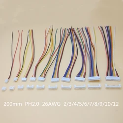 Conector JST PH 2.0 Macho-Hembra con Terminal 26AWG