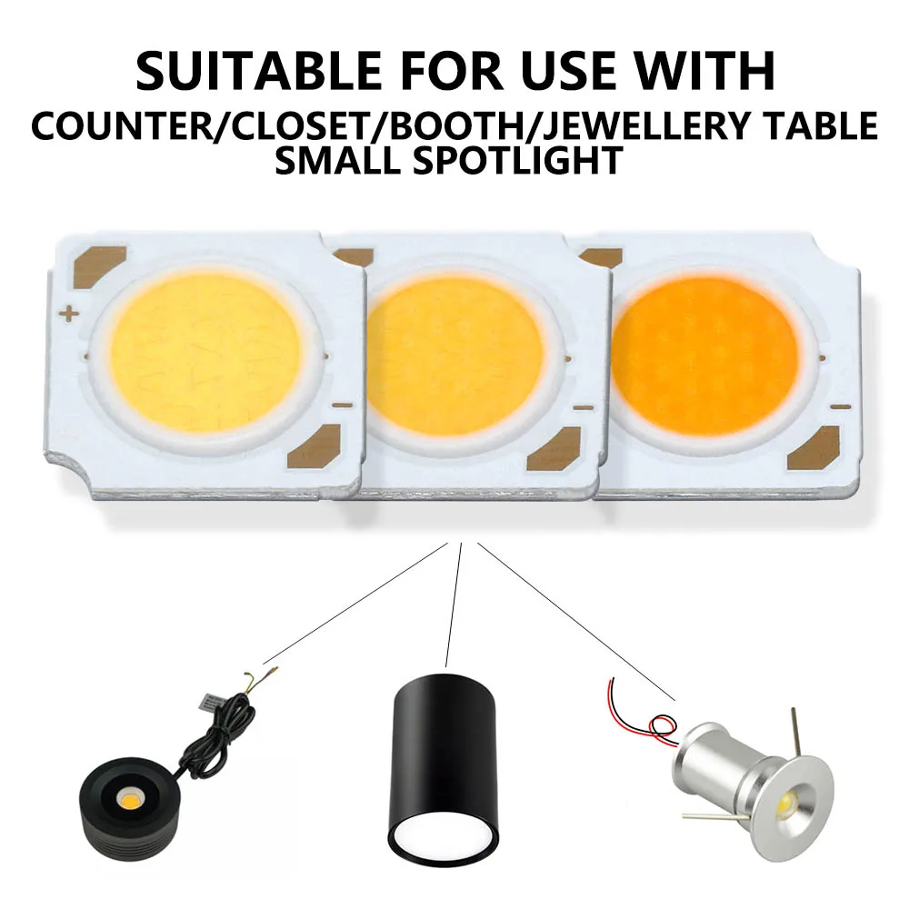 Chip LED Bridgelux Matrix de 5 uds, cuentas de lámpara de 13mm, 7-12W, 24V, 500mA, 3000K, 4000K, 6000K, accesorios de decoración de foco pequeño para el hogar - imagen 3