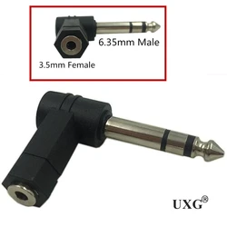 Adaptador Audio 3,5 mm a 6,35/6,5 mm para altavoces estereo 1/4 pulg.