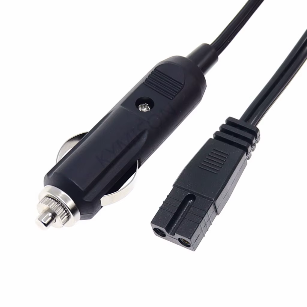 Cable para Nevera Portátil de 12V 24V CC con Conector para Encendedor de Cigarrillos para WAECO NFA SPT-1 2x18AWG