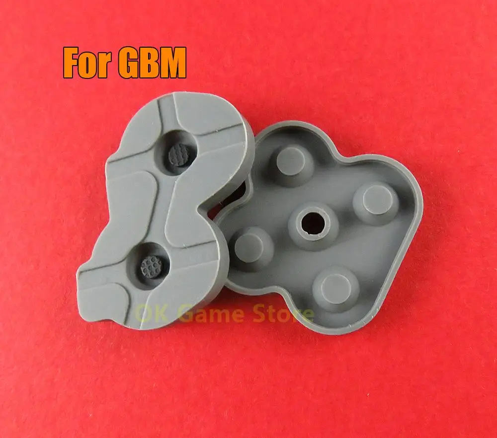 1 Juego de repuesto para Nintendo GameBoy GBM, almohadilla de goma conductora, controlador de mando, almohadilla de botón de goma de silicona para GBM - imagen 2