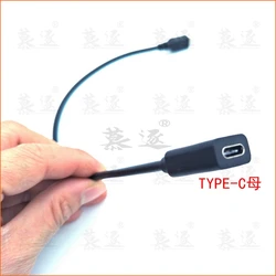 Adaptador Mini USB a USB-C hembra-macho para carga y datos