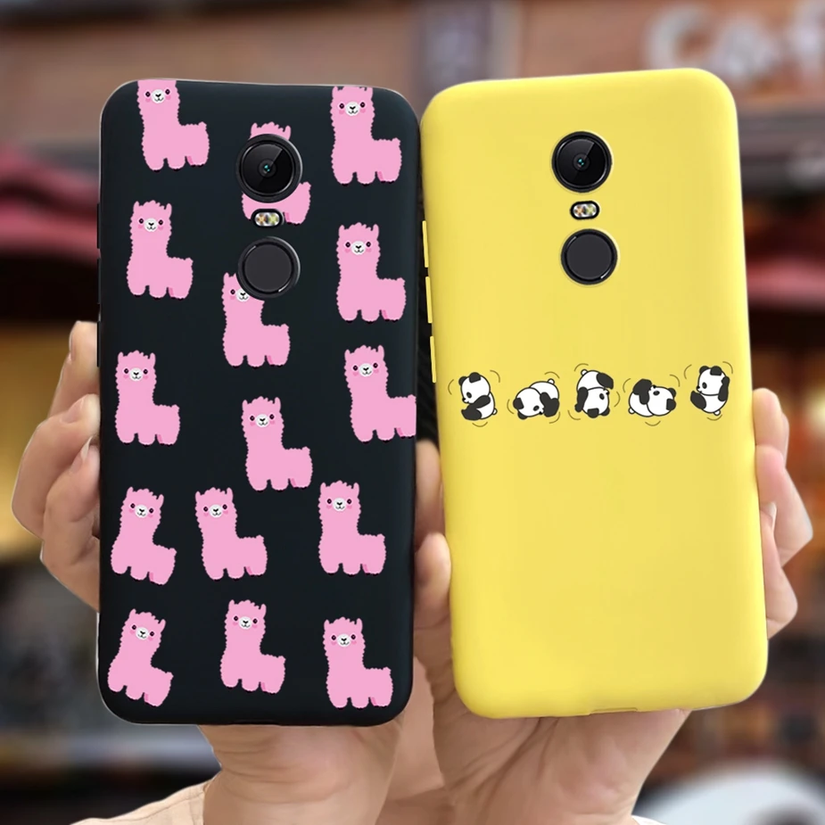 Funda de silicona suave para Xiaomi Redmi 5 Plus, carcasa bonita de TPU a prueba de golpes para Xiaomi Redmi Note 3, 4, 4X, Redmi5 Plus - imagen 2