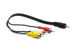 Adaptador Jack 3.5mm a 3 RCA AV – Audio y Video