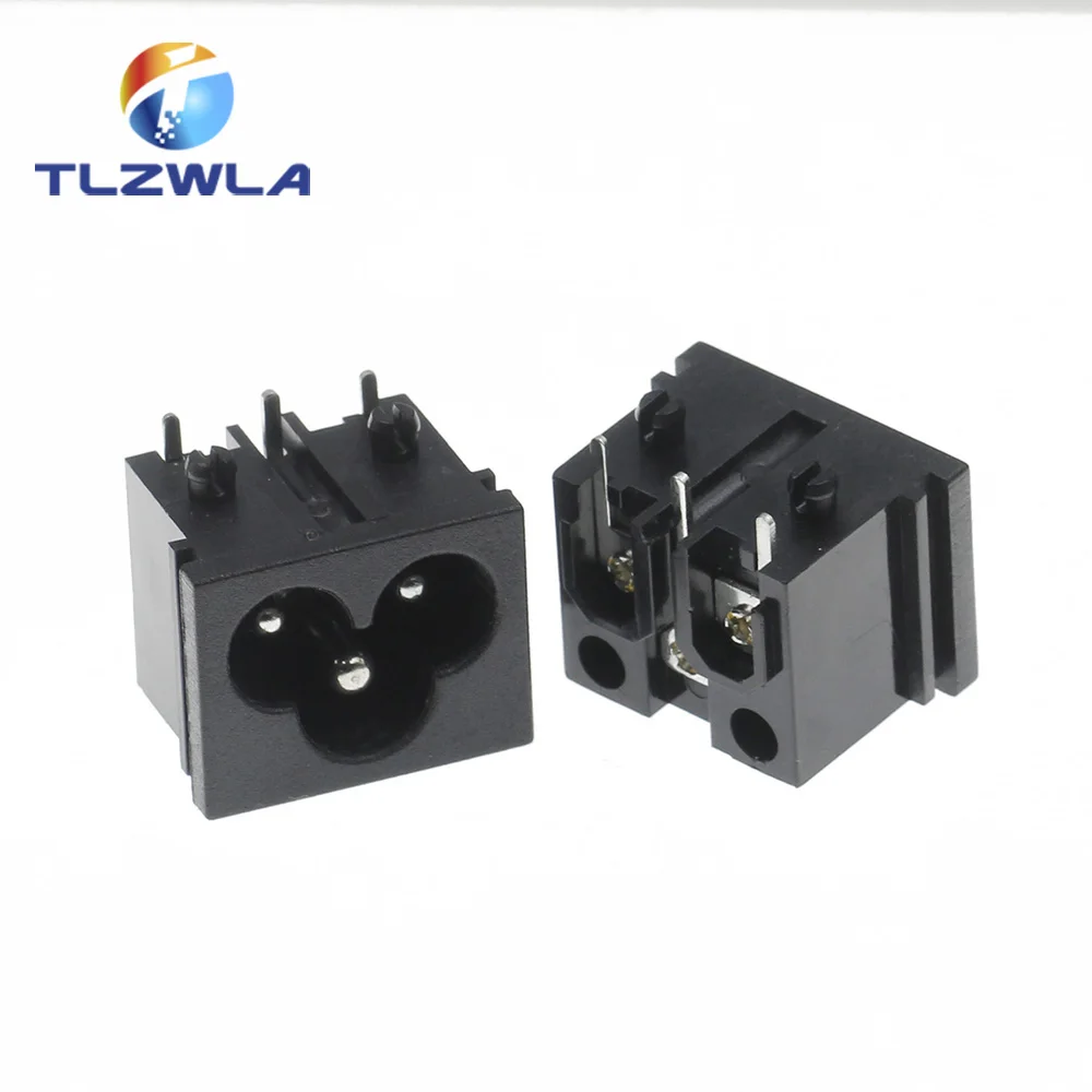 Toma de corriente CA de cobre puro, enchufe soldado con interruptor de 2 orificios, puerto de carga de CA de 3 núcleos, enchufe DB ower, 1 Uds. - imagen 3