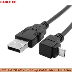 Conector Micro USB 90 grados para carga y datos - móvil y tableta