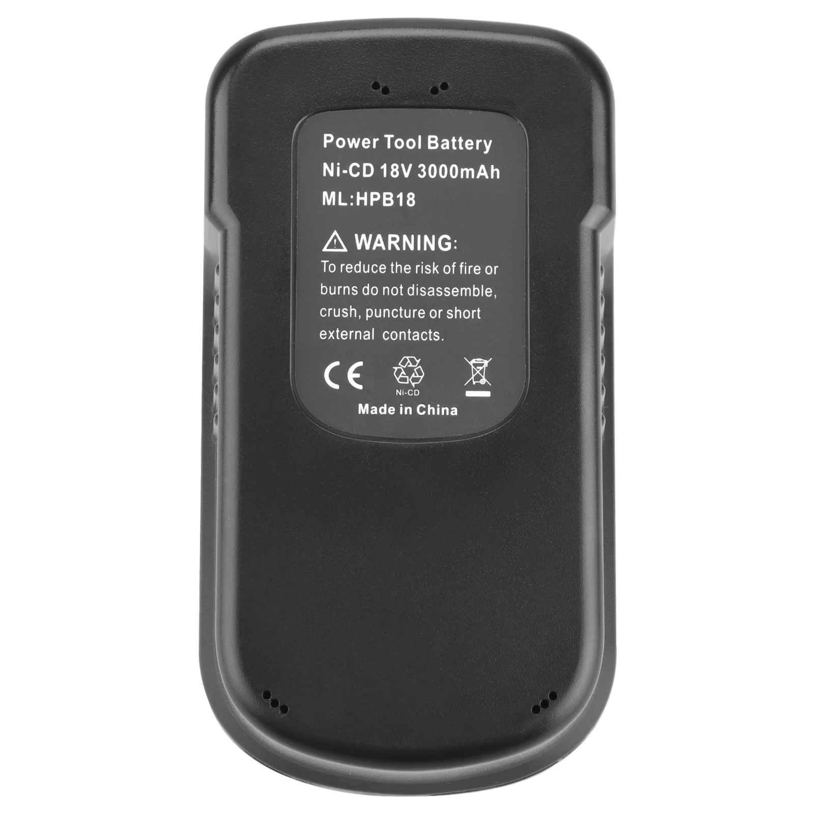 Reemplazo de batería Ni-CD HPB18 de 3000mAh para Black and Decker BA18 A1718 A18NH A18E HPB18-OPE HPB18-OPE2 244760 -00 - imagen 3