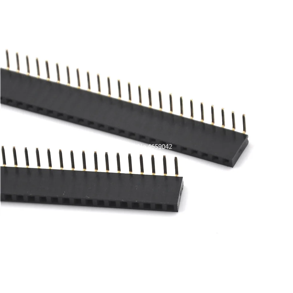 Conector Pin Header Hembra 2.54mm Arduino – 90° Recto - imagen 3