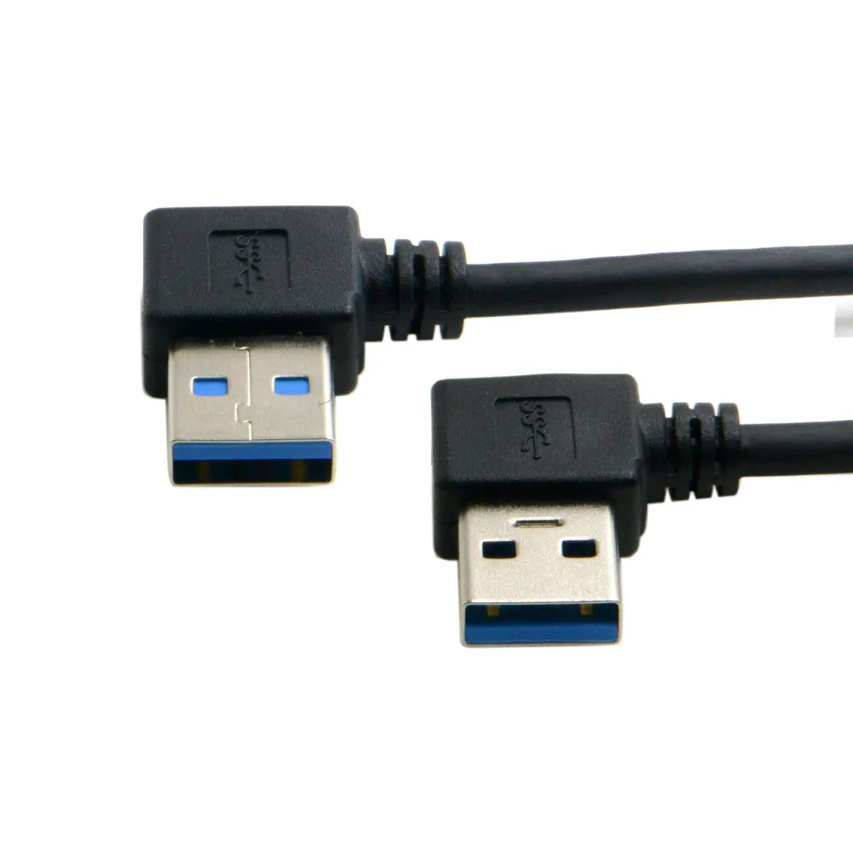 Cable de extensión de esquina izquierda A derecha para teléfono móvil, Cable de datos de disco duro de computadora, USB 3,0 tipo A, cabeza macho - imagen 4