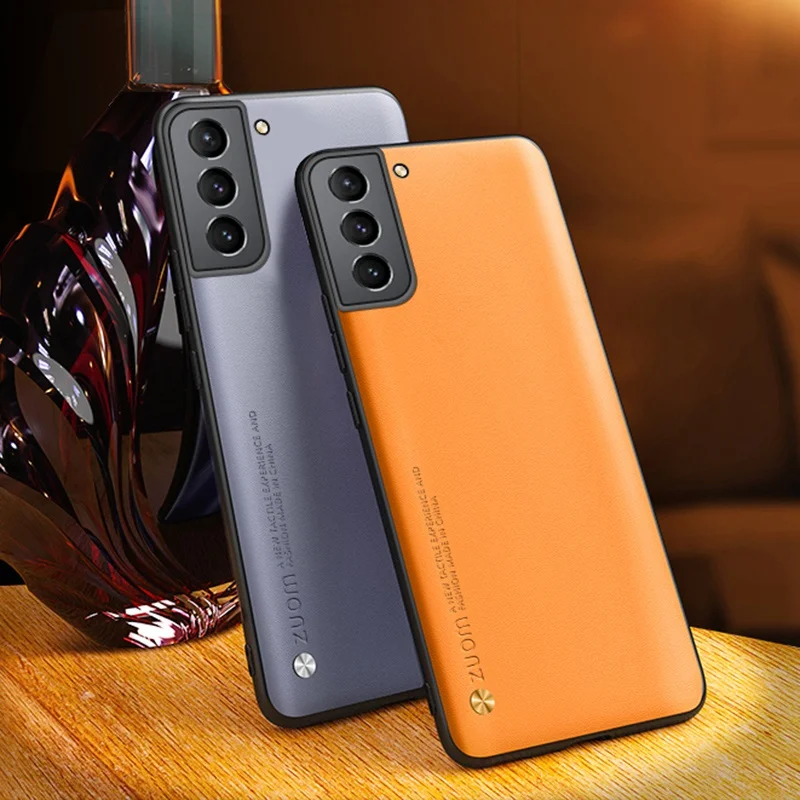 De Lujo caja de teléfono de cuero para Samsung Galaxy S20 FE S10 S21 Plus Nota 10 20 Ultra A50 A70 A51 A71 A52 A72 M21 A12 A32 caso de la cubierta - imagen 3