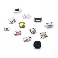 Interruptor Táctil SMD 4 Pines Silicona 3x4x2mm