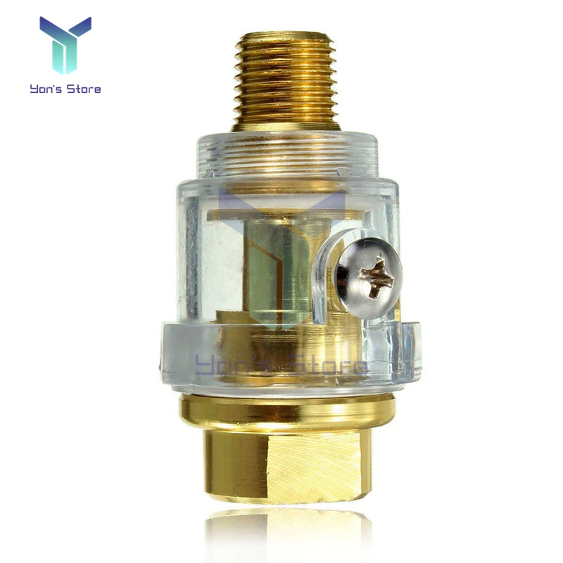 Lubricador engrasador NPT de 1/4 pulgadas para herramienta neumática, herramienta de aire, manguera de compresor, engrasador, engrase automático con accesorios de tubería de filtro - imagen 5