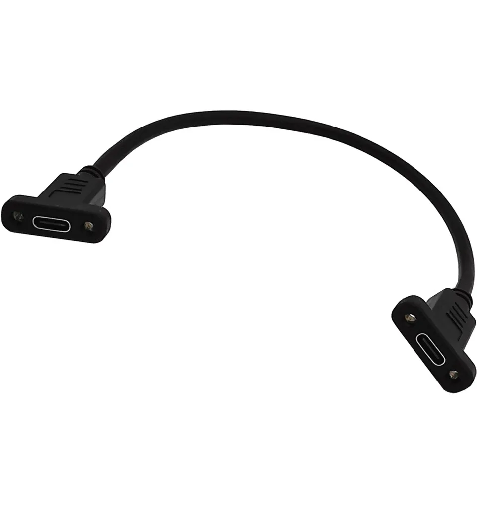 Adaptador USB-C Hembra Montaje en Panel 10Gbps