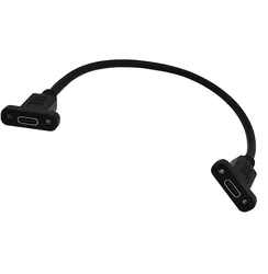Adaptador USB-C Hembra Montaje en Panel 10Gbps