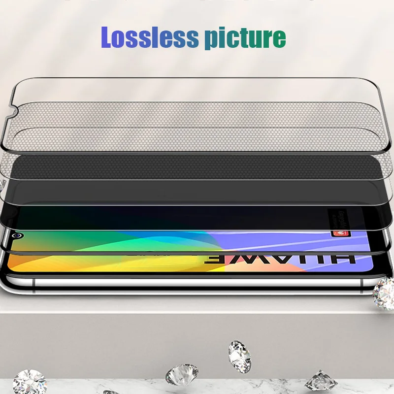 Protector de pantalla de privacidad de vidrio para Huawei Nova 8 7 6 SE 7i 5G 5T Y8p Y7p Y6p 2019 vidrio templado en huawei Y9a Y7a Y9S Y8S Y6S - imagen 2
