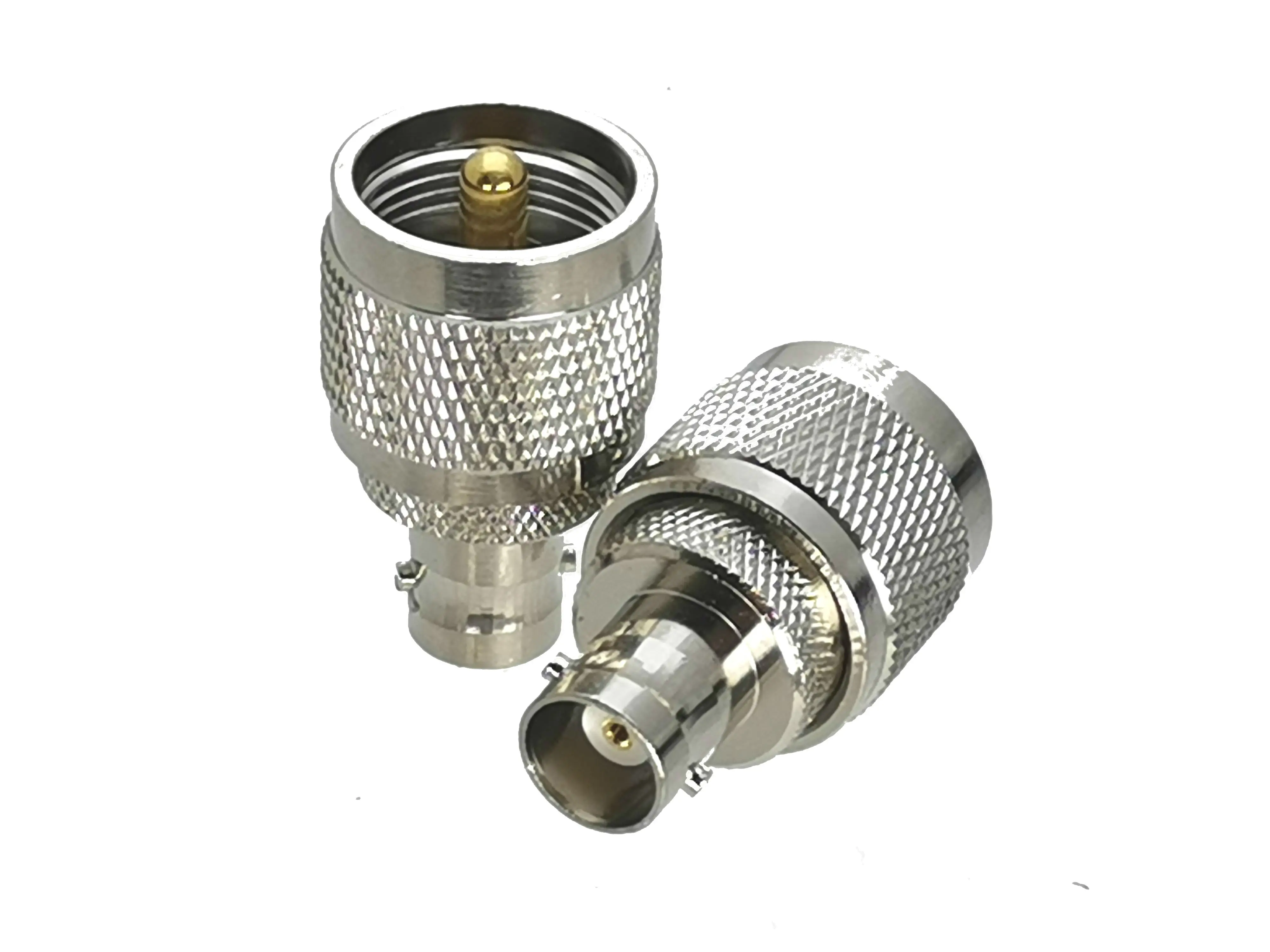 Adaptador Coaxial BNC a PL259 SO239 - Conector Macho Hembra Latón - imagen 2