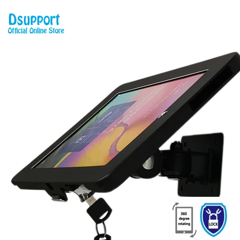 Soporte antirrobo de montaje en pared para Samsung Galaxy Tab S8 + de 12,4 pulgadas, soporte de exhibición de diseño antirrobo para tableta y PC de aleación de aluminio - imagen 2