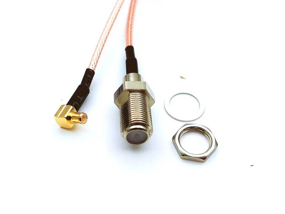 20 piezas MCX macho a F hembra Cable adaptador de antena RG316